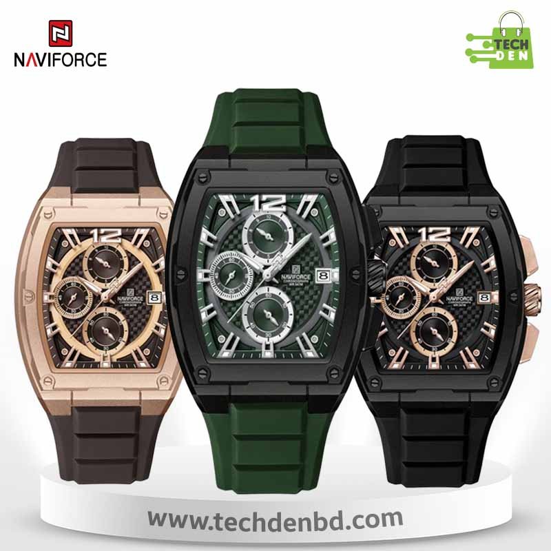 NAVIFORCE NF-8050 | Naviforce Watch Price in Bangladesh
