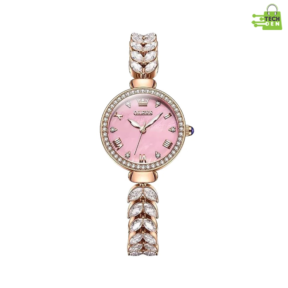 OLEVS 9971 Ladies Diamond Design Luxury Quartz Watch
