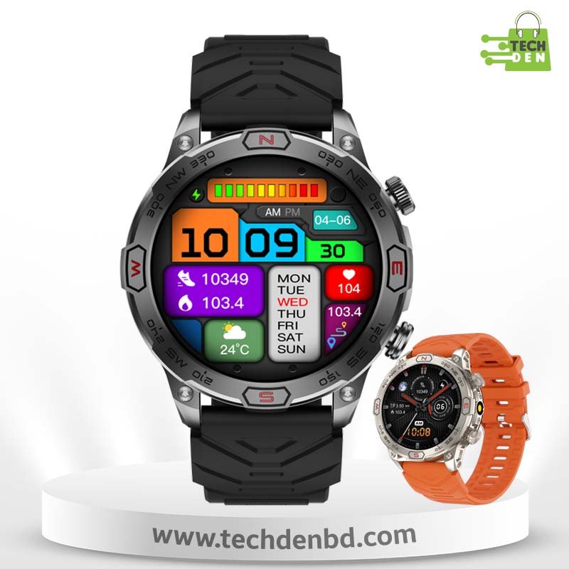 VALDUS VD 36 Pro Outdoor Recreation Smartwatch | Valdus Smartwatch Price in Bangladesh