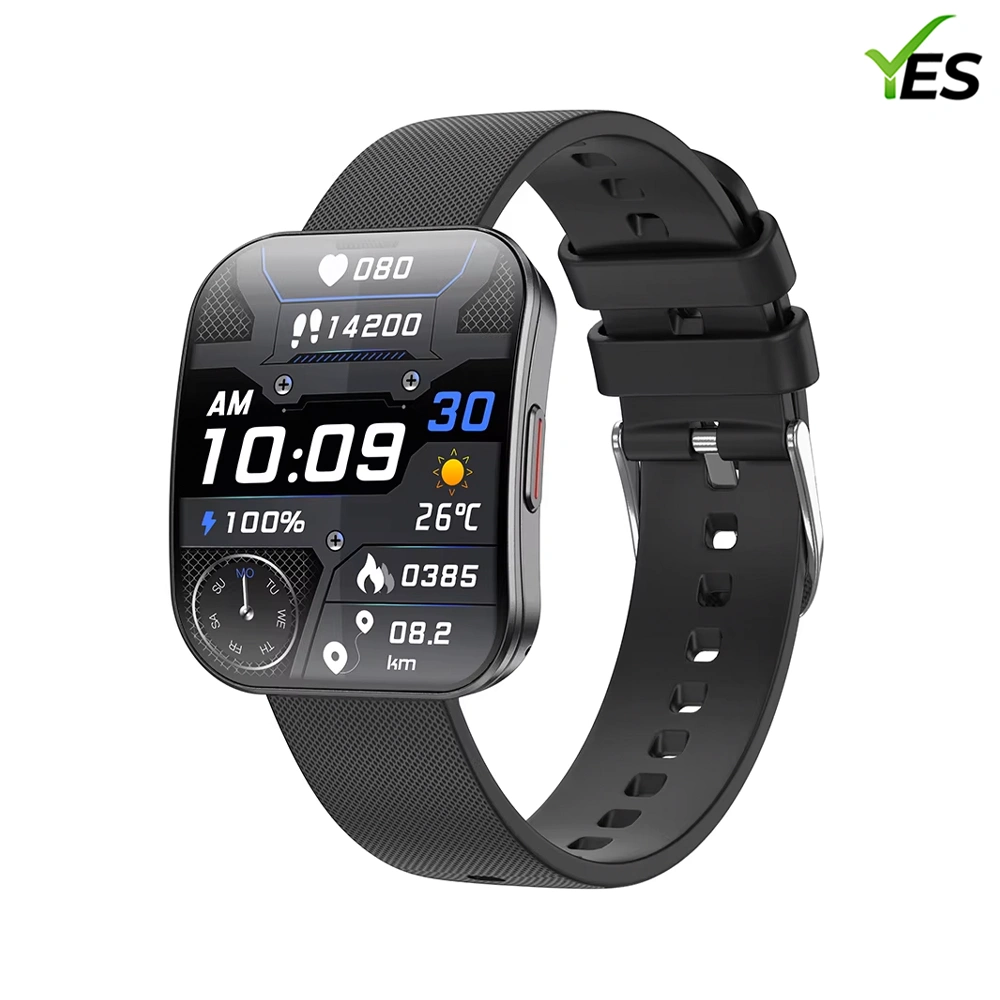 YES Curve Flex Smartwatch – 1.85'' AMOLED Display, Bluetooth Calling, IP67