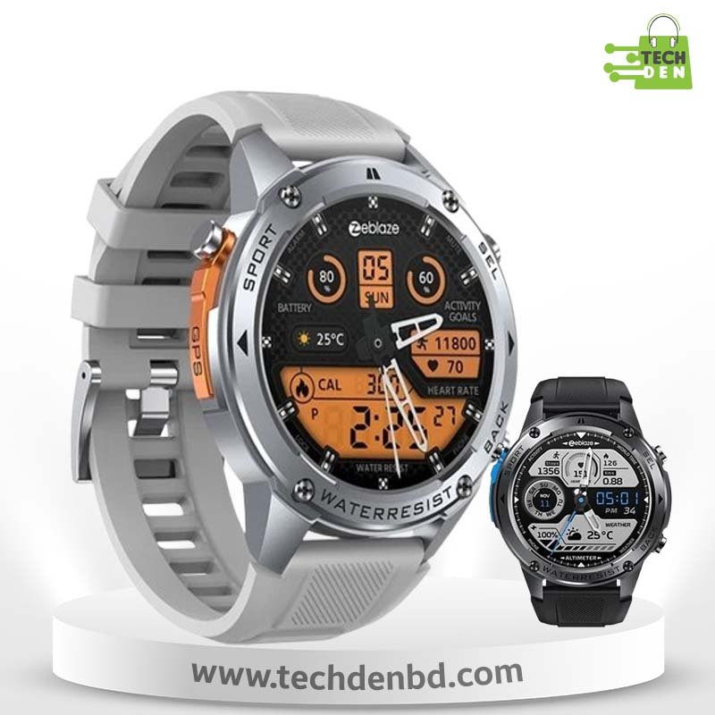 Zeblaze Stratos 2 Ultra Rugged Outdoor GPS Smart Watch | Zeblaze Smartwatch Price in Bangladesh
