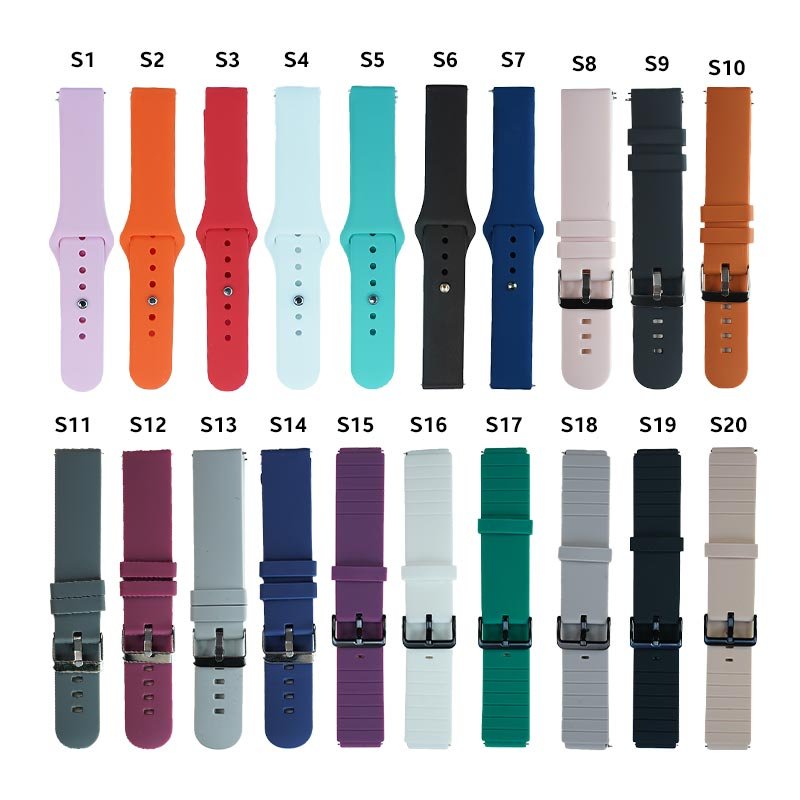 18mm Silicone Strap for Smart Watch