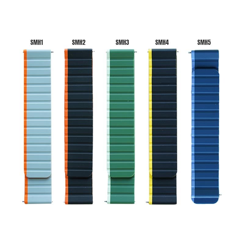 20mm Silicone Magnetic High Strap For Smartwatch