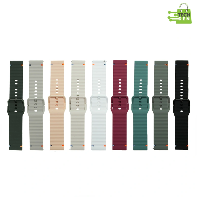 22mm Premium Silicone Watch Strap| Enhanced Grip & Breathability