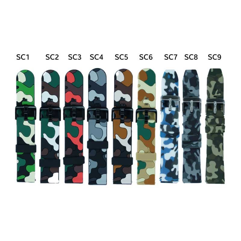 22mm Silicone Combat Strap for Smart Watch