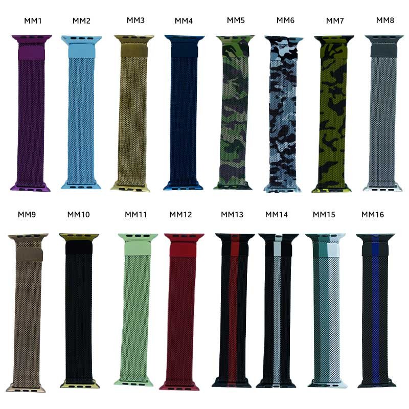 42-44mm Magnetic Metal Strap for Smart Watch