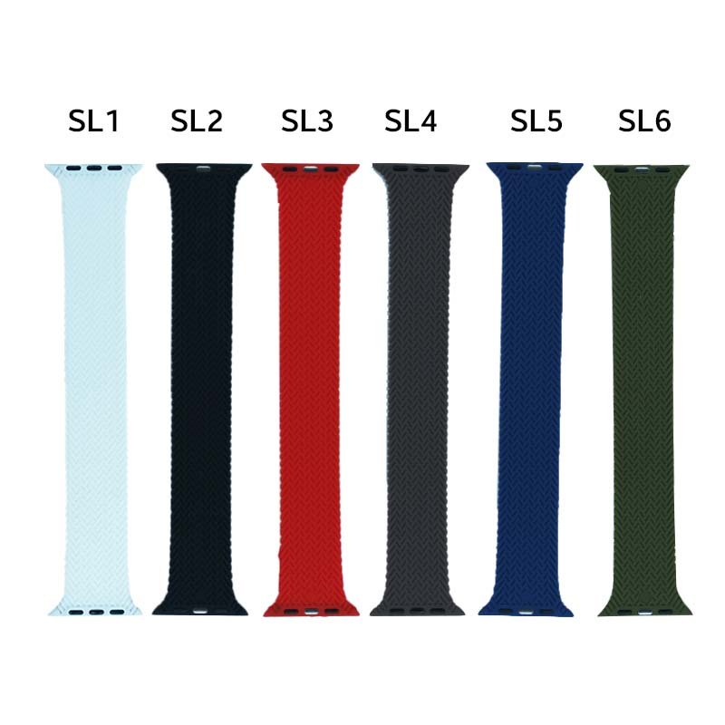 42-44mm Silicone Loop Strap for Smart Watch