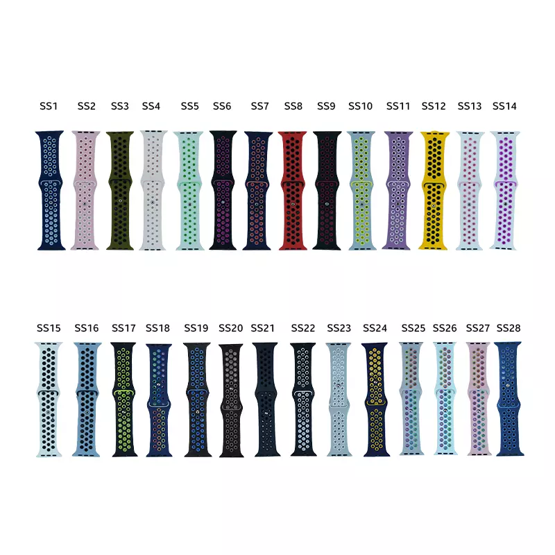 42-44mm Silicone Sports Strap for Smart Watch