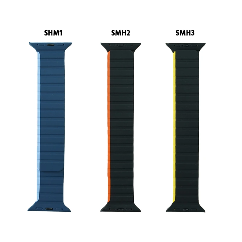 42mm-44-45-49mm Silicone Magnetic High Strap For Smartwatch