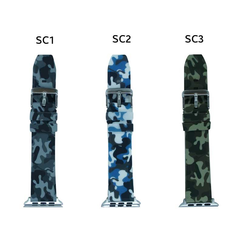 42-44mm Silicone Combat Strap for Smart Watch