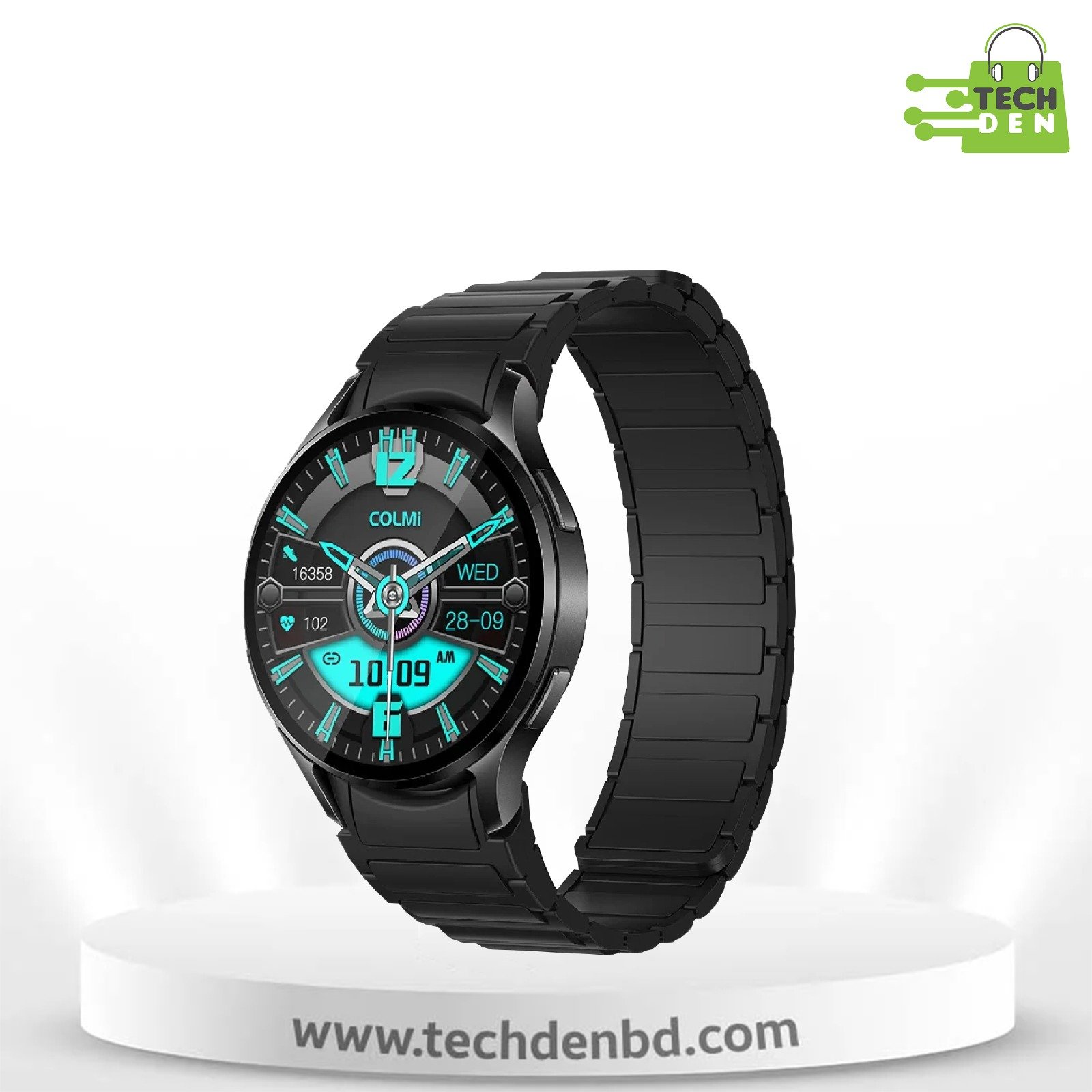 Colmi i28 Ultra Smartwatch – Black Magnetic Strap | Colmi Price In Bangladesh