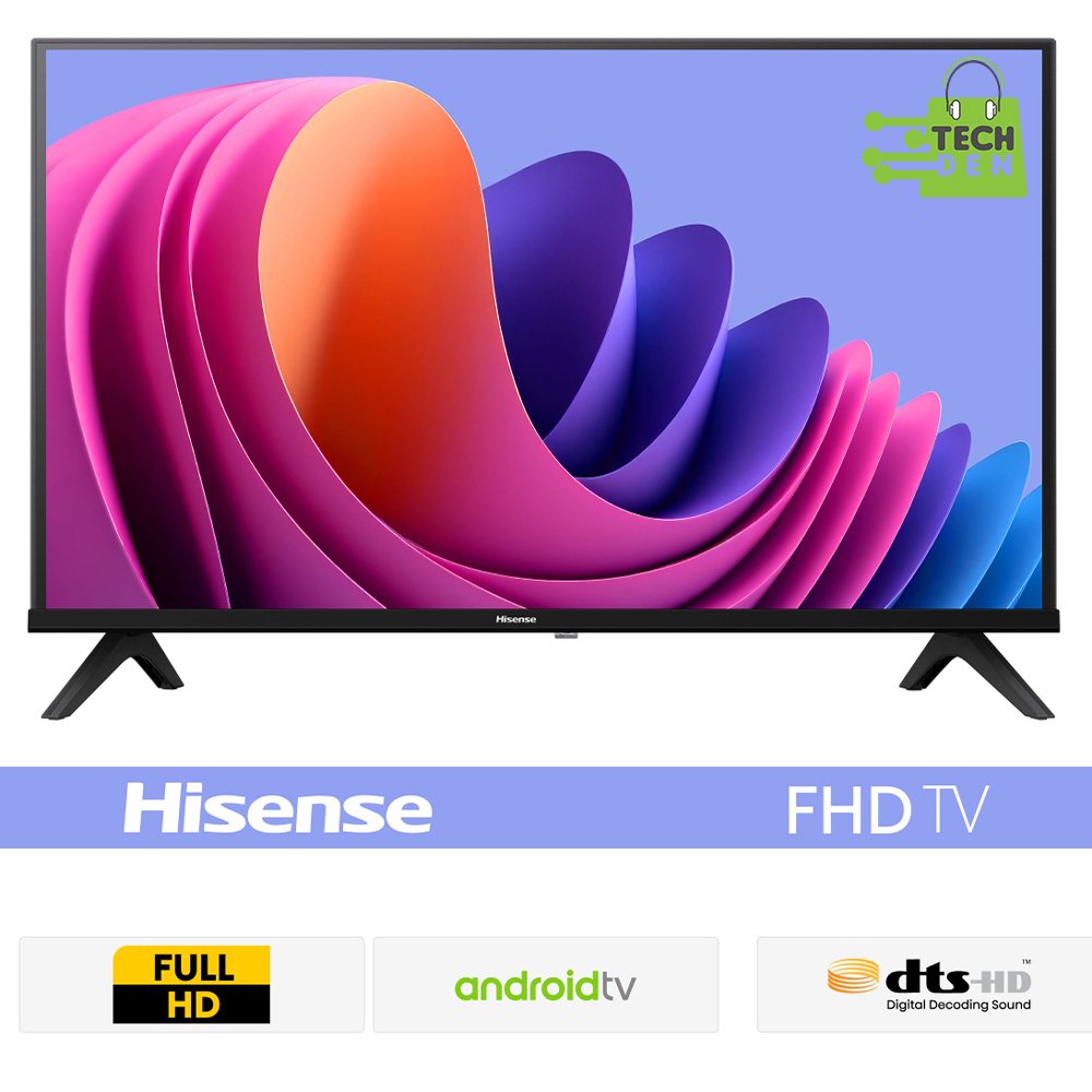 Hisense TV || Hisense  43A4F4 43" Bezelless Smart Android Full HD TV
