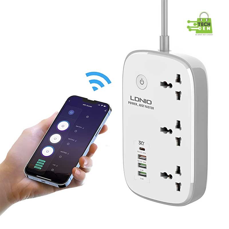 LDNIO WIFI Smart Universal Power Socket SCW3451