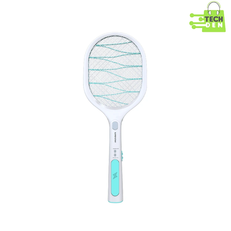 Super Star Mosquito Bat with 1200mAh Battery – Rechargeable, Durable, and Effective Mosquito Killer