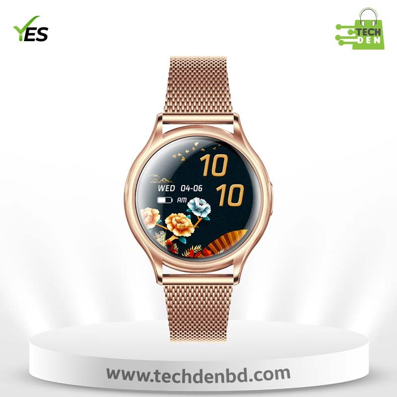 YES Ariel Fit Mesh Metal Straps Smartwatch | The Ultimate Blend of Style and Functionality