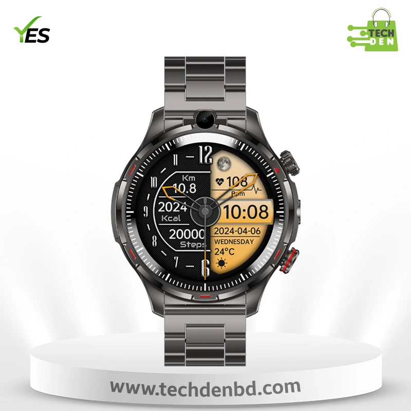 YES Network 4G Android Metal Smartwatch | Android Smartwatch Price in Bangladesh
