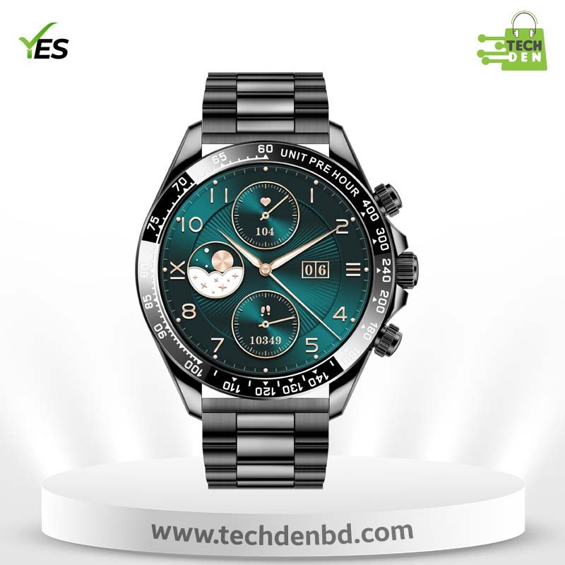 YES Platinum Pro Smartwatch |1.43'' AMOLED Display, BT Call , Health Monitoring, DIY Watch Faces, and Rich UI Modes